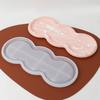 Concrete Triple Circular Tray Silicone Mold DIY Coaster Craft Making Plaster Resin Jewelry Storage Plate Casting Molds Home Deco