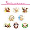 500 Sheets/Roll, Sloth Sticker, Roll Sticker, Decorative Handbook Material, Sealing Roll, Sealing Sticker.