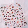 Popular 3D Panda Cherry Embossed Nail Stickers for DIY Nail Art and Crafts