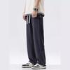American vibe high street wide-leg sweatpants men's spring heavy straight striped casual pants trendy retro sports pants