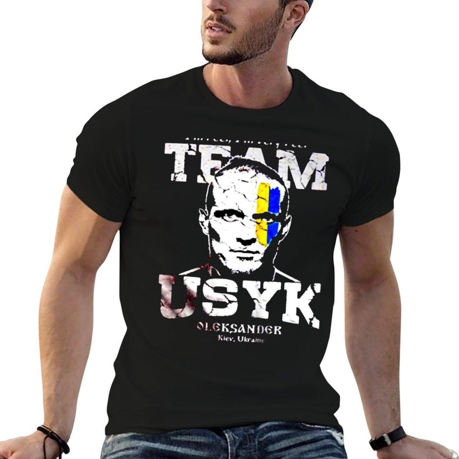 

Usyk T-Shirt t shirts cotton 100% t shirt man cotton funny t shirts cotton T-Shirt M