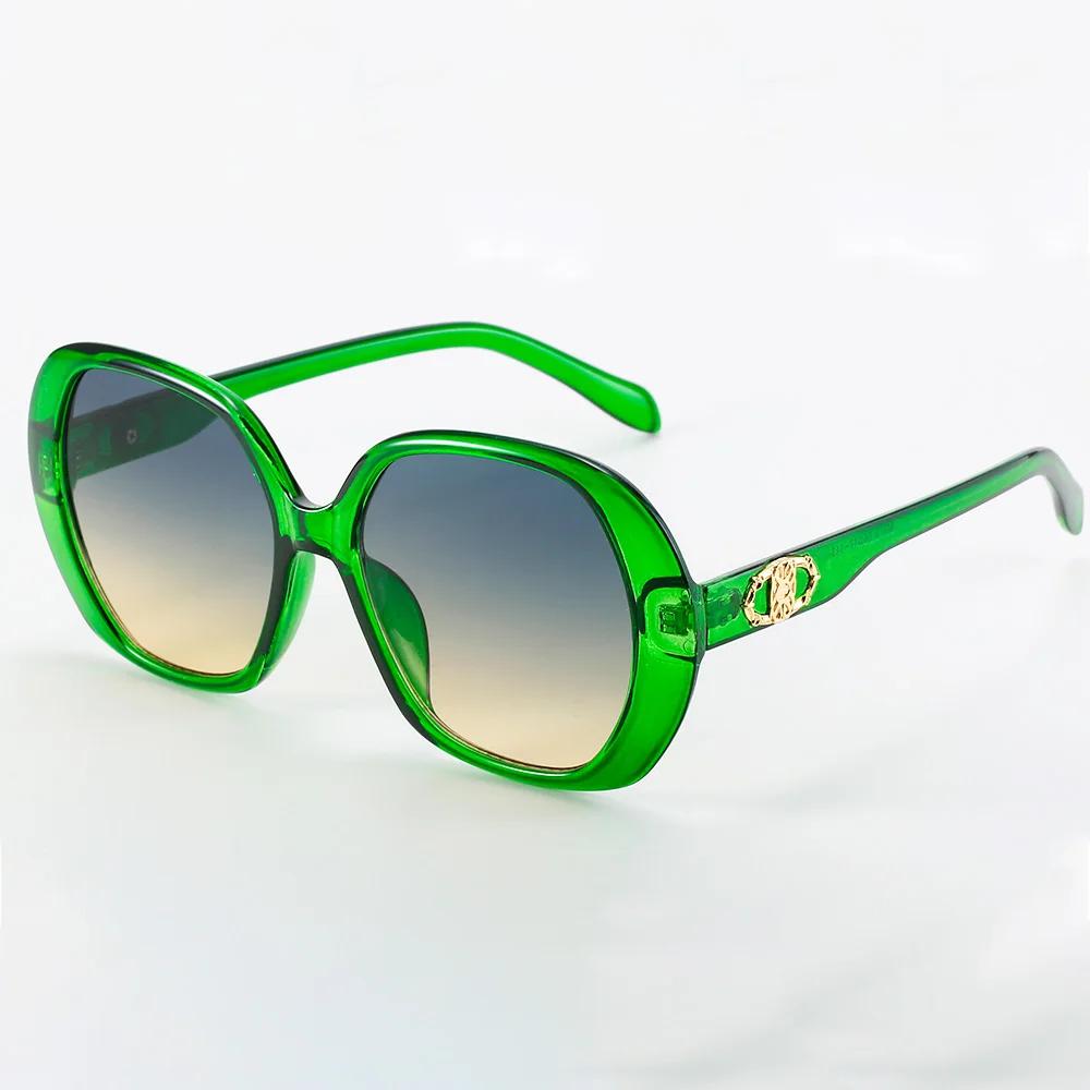 Retro Oval Sunglasses For Women Men Luxury Fashion Brand Female Sun Glasses Punk Unisex Stylish Shades Uv400 Colored Glasses