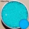 10/100pcs/lot Luminous Pebbles Rocks Garden Ornaments Stone Glow In The Dark Garden For Walkways Fish Tank Decorations