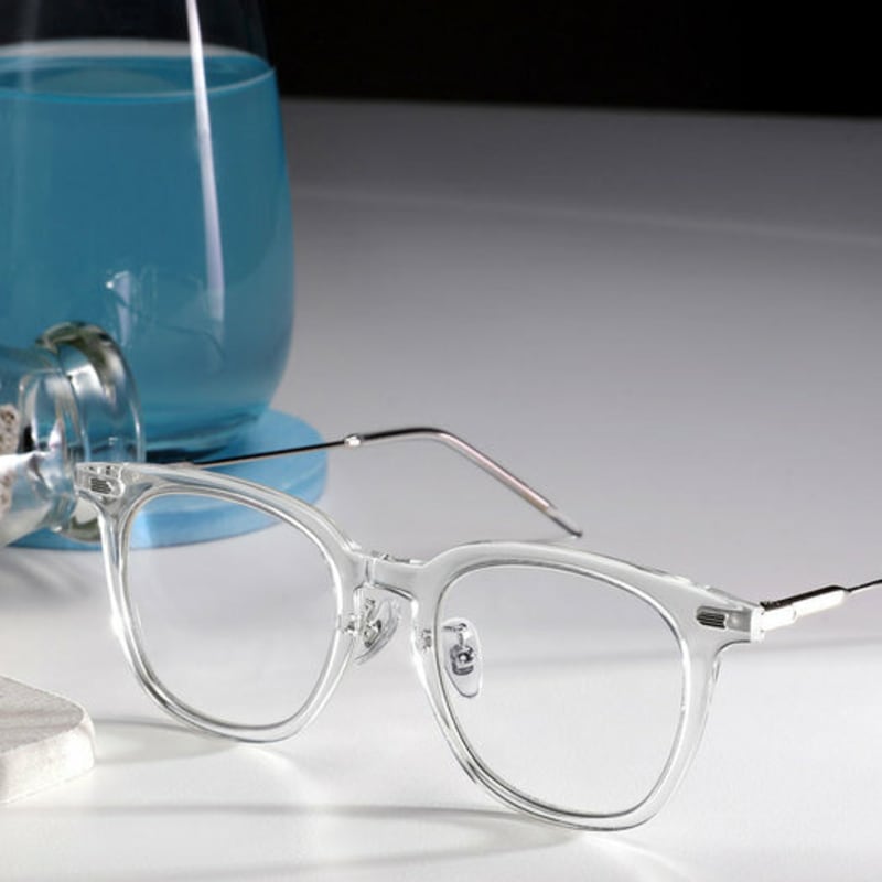 DAYWALKER Zeiss Lenses for Men and Women, Blue Light Blocking Glasses, Clear MALIK C17