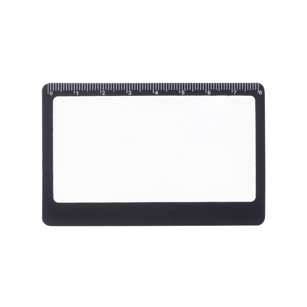 Lens With Scale Magnifier Sheet Outdoor Focused Ignition Book Page Magnification X3 Magnifying