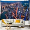City Night View Tapestry Wall Hanging Bohemian Style Hippie Tapiz Witchcraft Aesthetics Room Home Decor