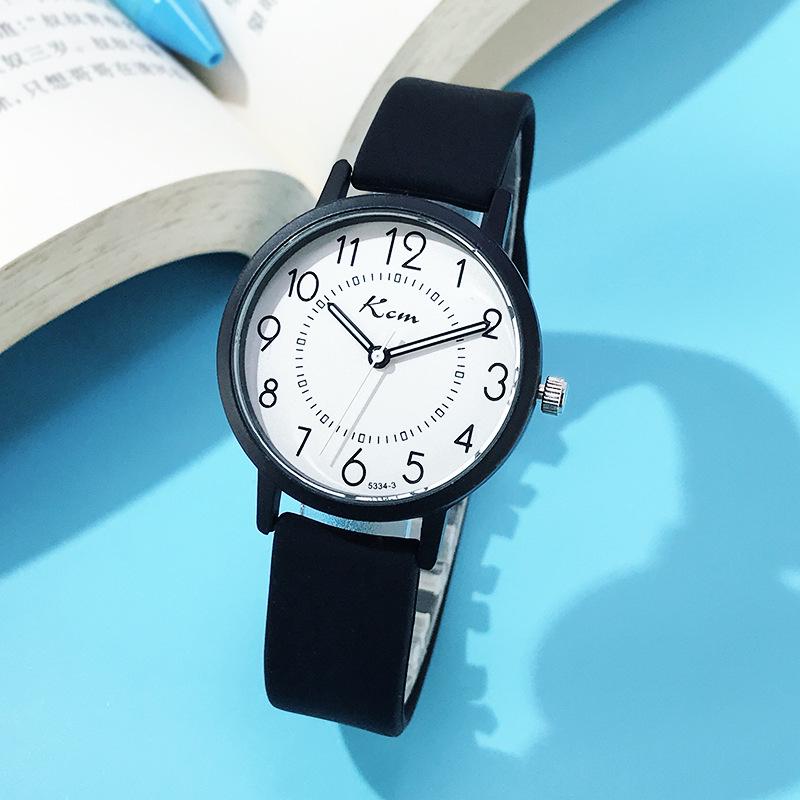 Waterproof Quartz Watch for Middle and High School Girls - Simple Design