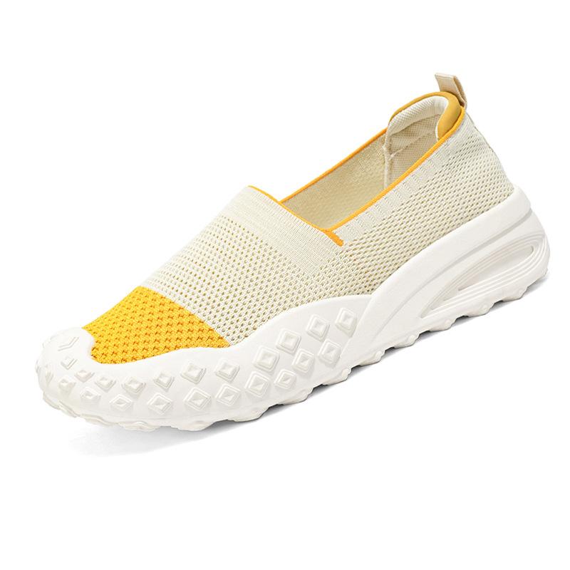 

Men s shoes summer breathable new mesh mesh shoes men s fly-woven one-pedal foot cover thick-soled casual sports lazy shoes 44