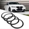 4Pcs Carbon Fiber Style Car Door Speaker Ring Trim Cover for BMW 3 Series F30 GT F34 13-18