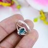 925 Sterling Silver Ring, Women Ring, Designer Ring, Handmade Ring, Statement Ring, Birthstone Ring, Larimar Ring