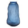 Hestia Glass Ridged Vase