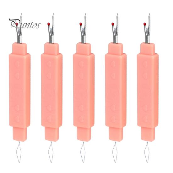 

2 в 1 игольчатый нитевдеватель для удаления швов, устройство для пирсинга иглы с двойной головкой, удобное в использовании многофункциональное швейное изделие, подарок для мамы, жены, рукоделие 5pcs