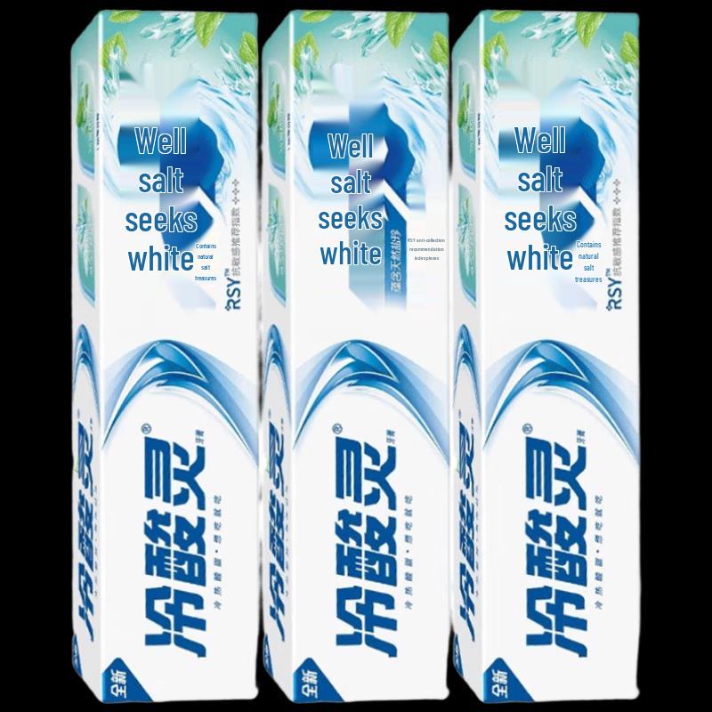 Cold Acid Ling Well Salt Fresh White Toothpaste