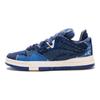 Li Ning Wave Pro Rutschfest, Abriebfest, Atmungsaktiv Niedrig geschnittene Skateboard-Schuhe Herren Blau AECS079-1