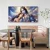 Radha Krishna Art Poster Prints For Living Room Home Decor India Traditional Mythic Culture Lord Canvas Painting Wall Art Gift