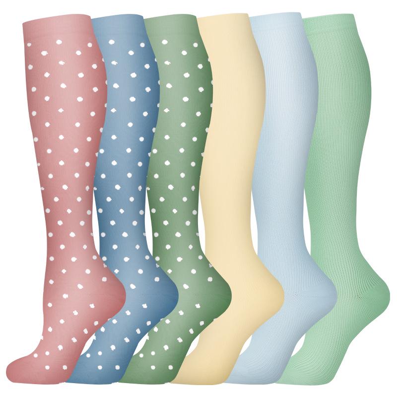 Cross-border Over-the-Knee Compression Yoga & Sport Socks Set