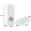 Automatic Toothpaste Dispenser Toothbrush Holder Wall Mount Tooth Brush Storage Rack Bathroom Accessories
