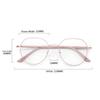 Trendy Fashion Big Frame Eyeglasses Lightweight High Quality Anti Blue Light Glasses Fashion Comfortable Unisex Eyewear