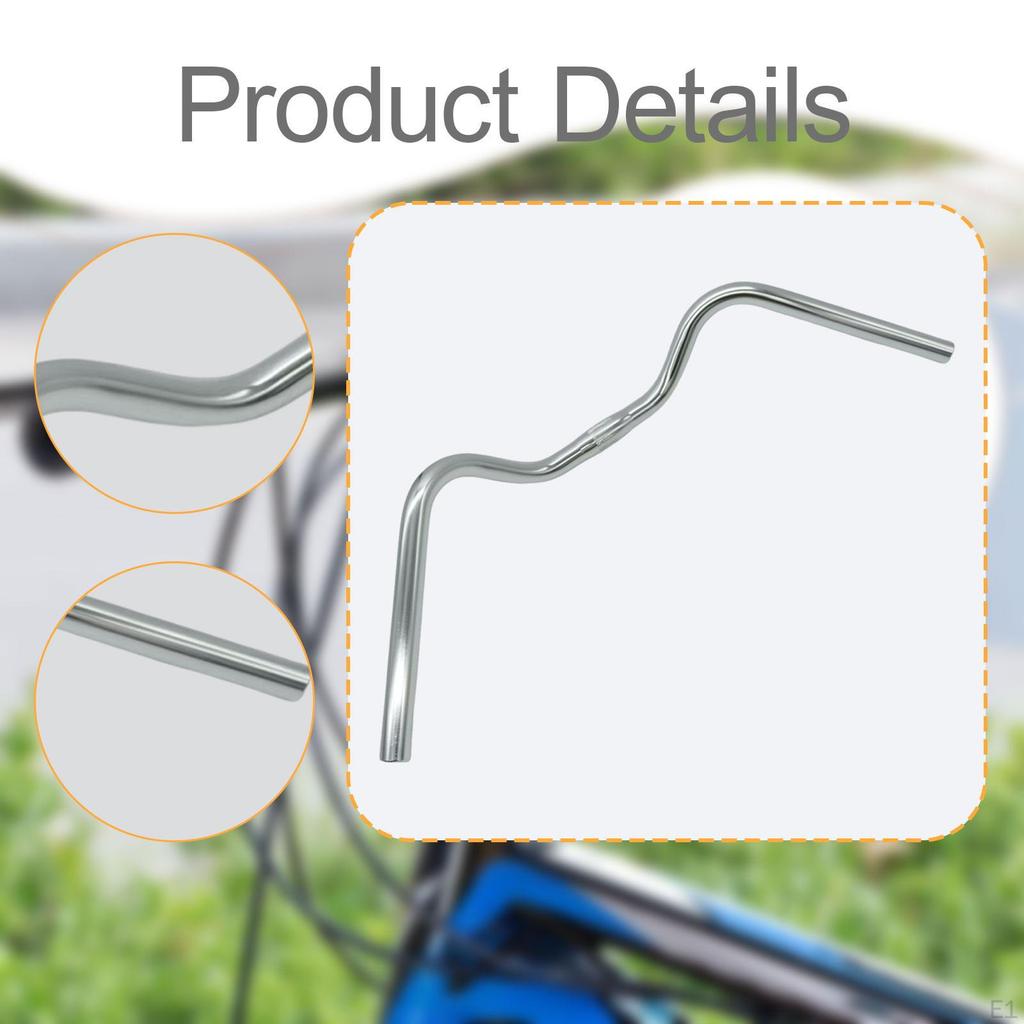 Bike Handlebar Aluminum Alloy High Performance Replace Part Lightweight Component 25.4mm Clamp