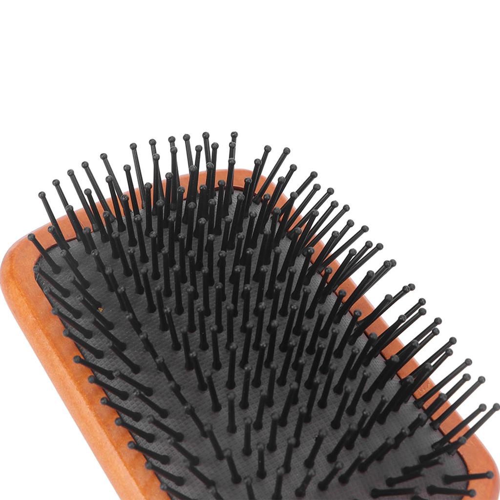 Hair Brush Wooden Massage Wellness Paddle Hairbrush for Detangling Blowdrying Straightening