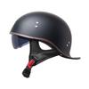 Retro Summer Lightweight Half Helmet with Inner Lens for Men and Women