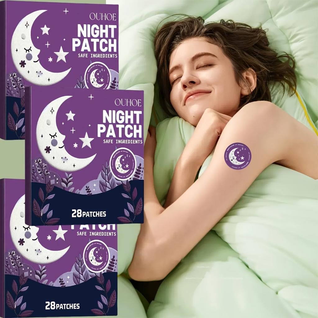 Schlafpflaster Schlafstörungshilfe Verbessern Dekompression Lindern Angst Kopfschmerzen Neurasthenie Körperentspannende Beruhigende Pflaster