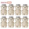 500ml Portable Cartoon Bear Transparent Bottles Cute Reusable Drink Containers for Bubble Tea Juice Milkshake Party Supplies