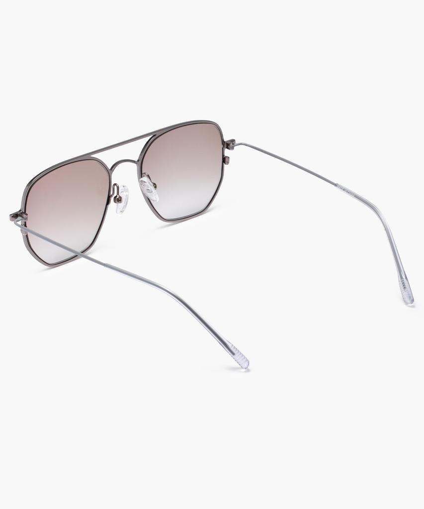 Likkeullou Rc Moon Silver Sunglasses Brown