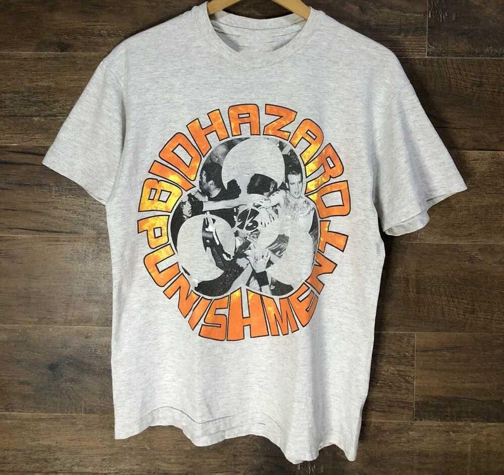 Biohazard Punishment Euro Discipline Tour Футболка Спортивно-серая Унисекс S-5XL 1G0054 Унисекс Футболка M