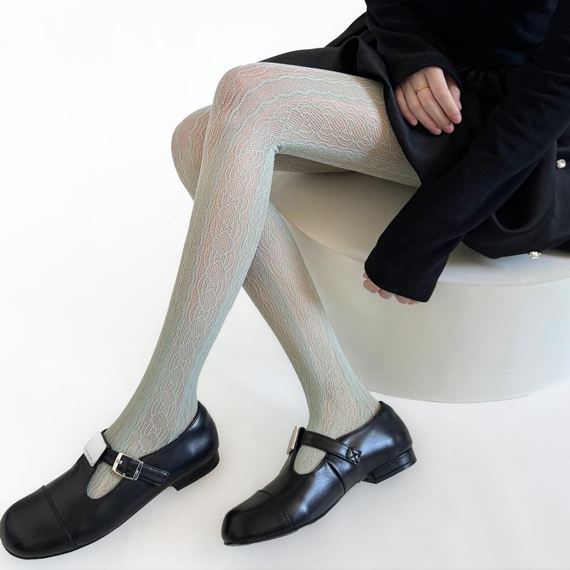 Pantyhose Women Hollow Out Sexy Lace Mesh Fishnet Stockings Women Tights Lingerie Female Hosiery Body Stockings Pantyhose Tights
