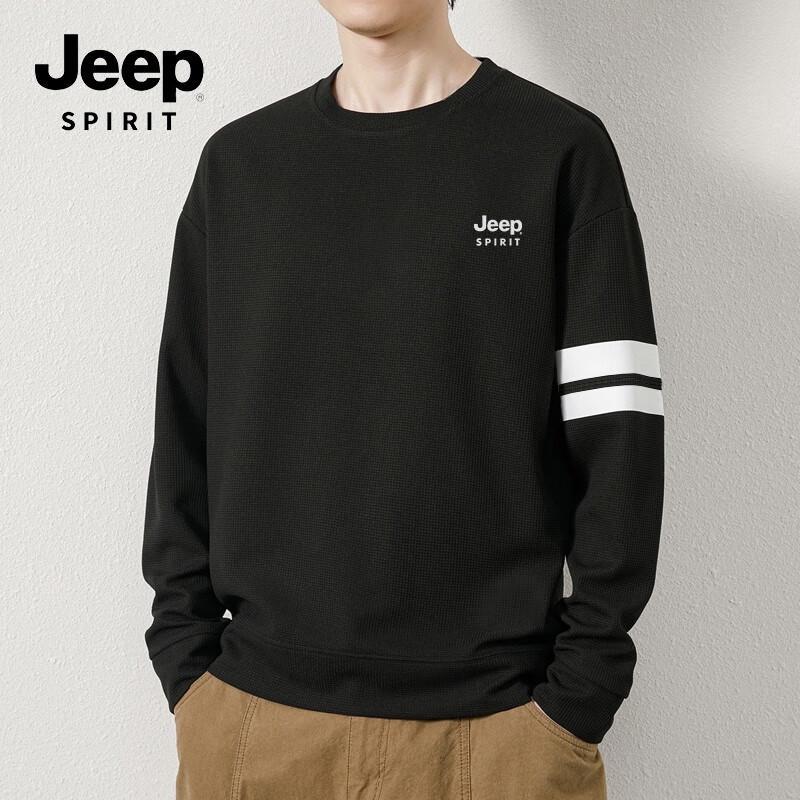 Jeep Spirit Men's Round Neck Long Sleeve Sweatshirt