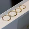 High-Quality Diamond Paved Hoop Earrings – Small, Niche, Luxury Feel Ear Jewelry