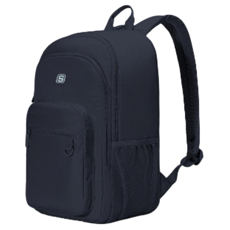 Skechers Classic Brand Logo Large Capacity Backpack Unisex Backpack Navy-Blue L325U053-002Z