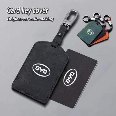 Key Card Holder Car Key Remote Protector Cover Accessories For BYD E6 F3R Qing Yuan Atto 3 Tang F3 Song I3 S7 G3 M6 L3 D1 S6 F0