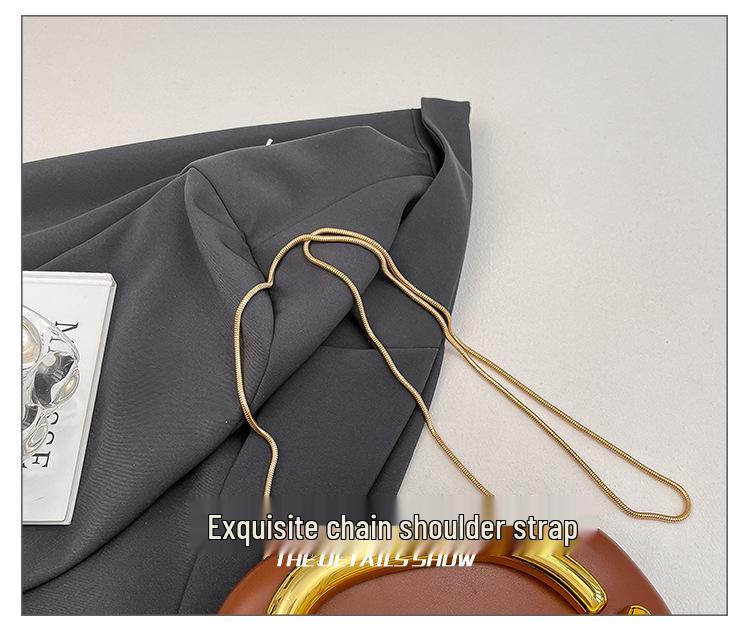 Elegante Borsa da Sera da Donna a Mano e a Tracolla con Catena - Stile Europeo e Americano