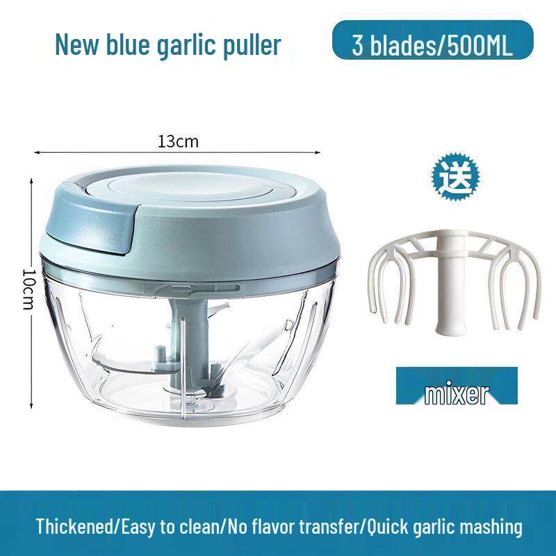 Zhaoran 500ML Manual Hand-Pulled Food Chopper