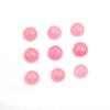 Dyed Pink Jade Round Cabochon Loose Gemstone Lot 103 Pcs 6 MM 109 CT For Jewelry Making