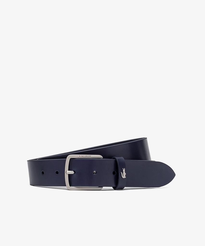 LACOSTE Men'S Elegance 35Mm Silver Croc Leather Belt Rc4082M56G 021