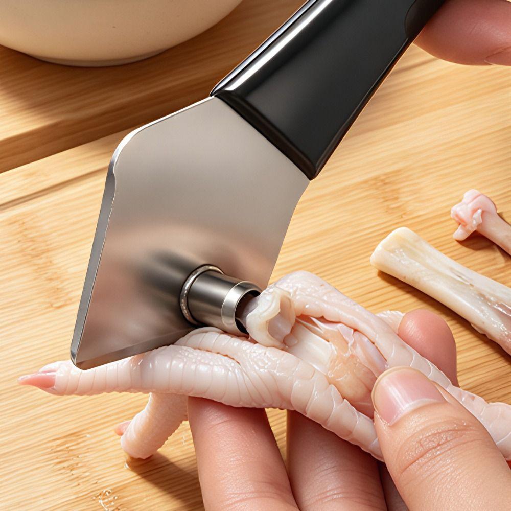 Stainless Steel Chicken Foot Deboning Cutter Efficient Chicken Claw Bone Removal Tool Factory