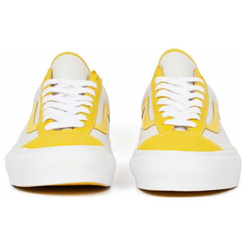 Vans Style 36 Vlt Lx White Freesia Yellow Sneakers VN0A5FC3A1J