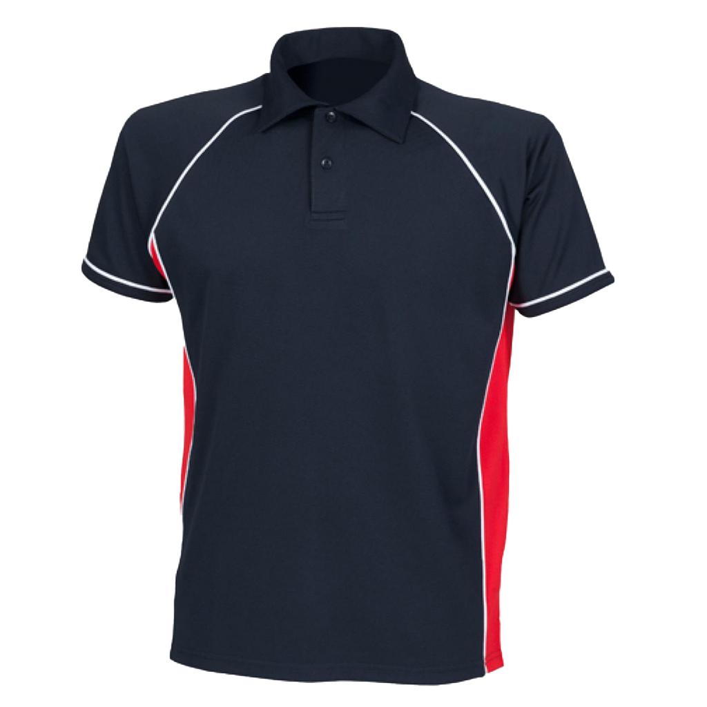 Finden & Hales Mens Performance Piped Polo Shirt
