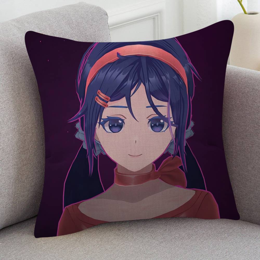 Game MiSide Game For Cartoon Print Peripheral Pillow Case Cushion Cover Home Decor Birthday Gift Pillowcover