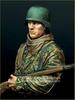 Young Miniatures 1/10 Scale WWII German Waffen-SS Young Infantryman with Rifle Bust Resin Kit YM18101 (Person)