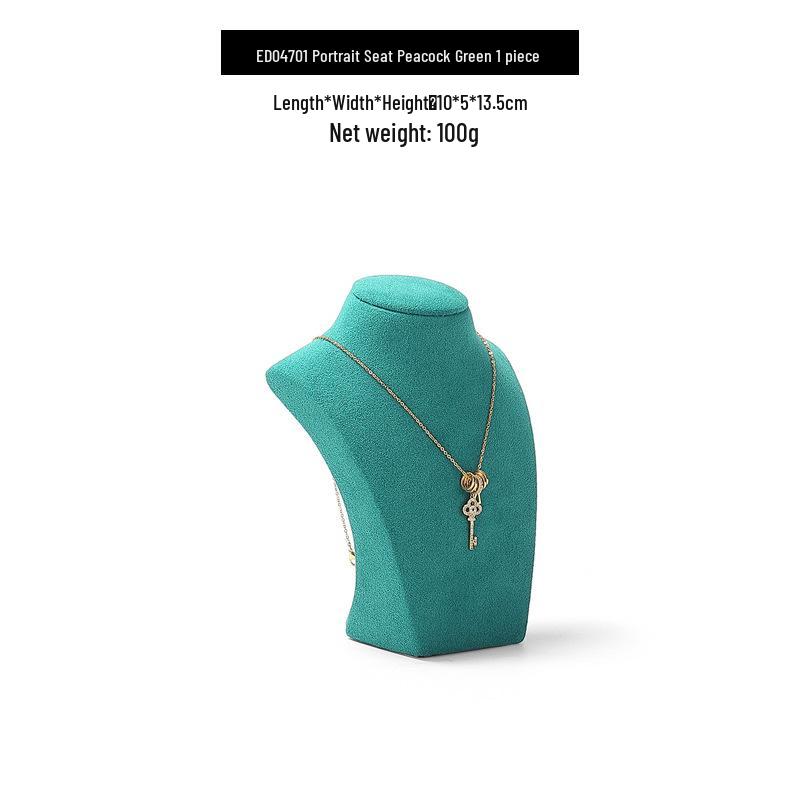 

Роскошная подставка для ожерелий из микрофибры Portrait Mannequin