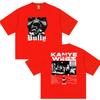 Rapper Kanye West Bully Album Graphic Tshirt UNISEXs Vintage Hip Hop YK Short Sleeve Tshirts Casual Cotton Tops Streetwear