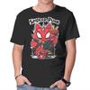 Unisex Crew Neck T-Shirt Spiderr-Punk Graphic Short Sleeve Casual Tee