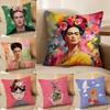 Classic FFrida KKahlo Art Cushion Cover Short Plush Doublesided Print Square Throw Pillow Covers Sofa Home Cushion Decor