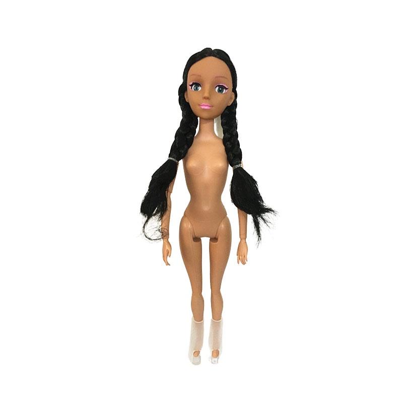 Arical Puppe Spielzeug 11,5 Zoll 4d Braun Afrikanische Gelenkpuppe 30 cm Höhe Kunststoffmaterial Statische Ausstellung