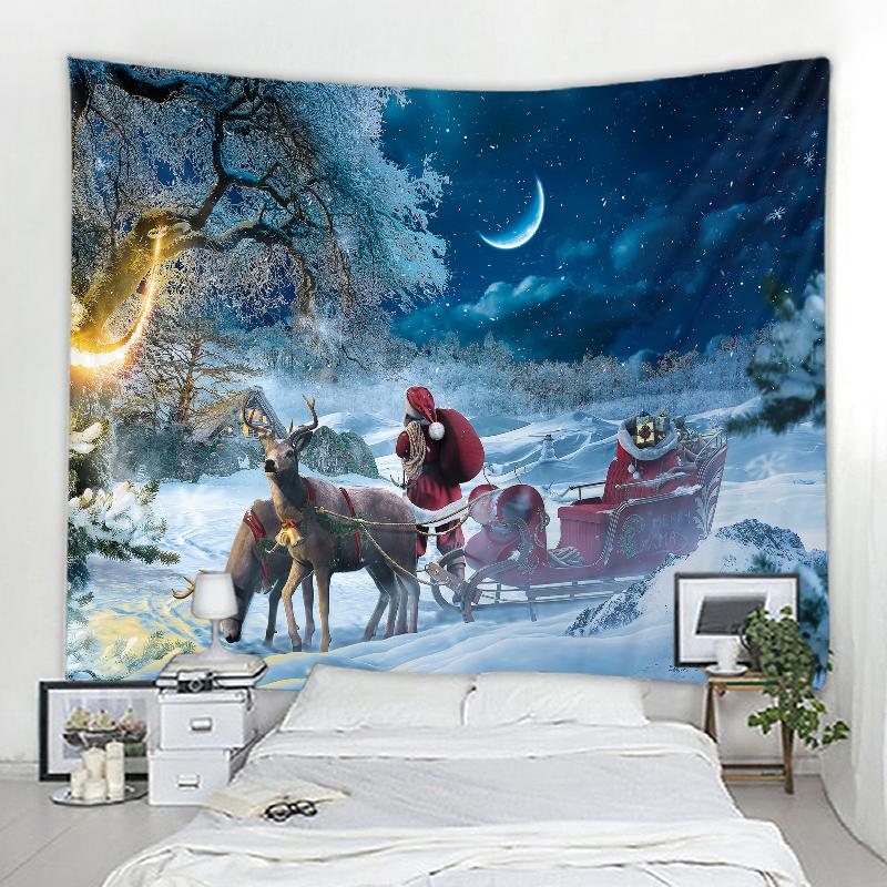 Arazzo Decorativo Fiocco di Neve Natalizio Arazzo Sfondo Atmosfera Natalizia Arazzo Sfondo Casa Natalizio
