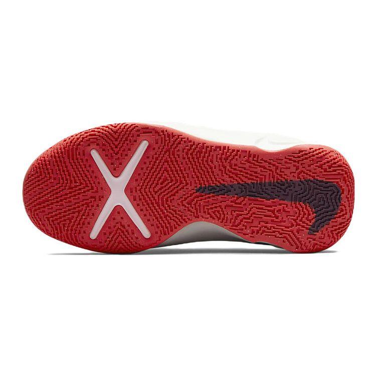 Nike Team Hustle D10 GS White Game Royal Kids Sneakers Summit-White Bright-Crimson Midnight-Navy CW6735-103
